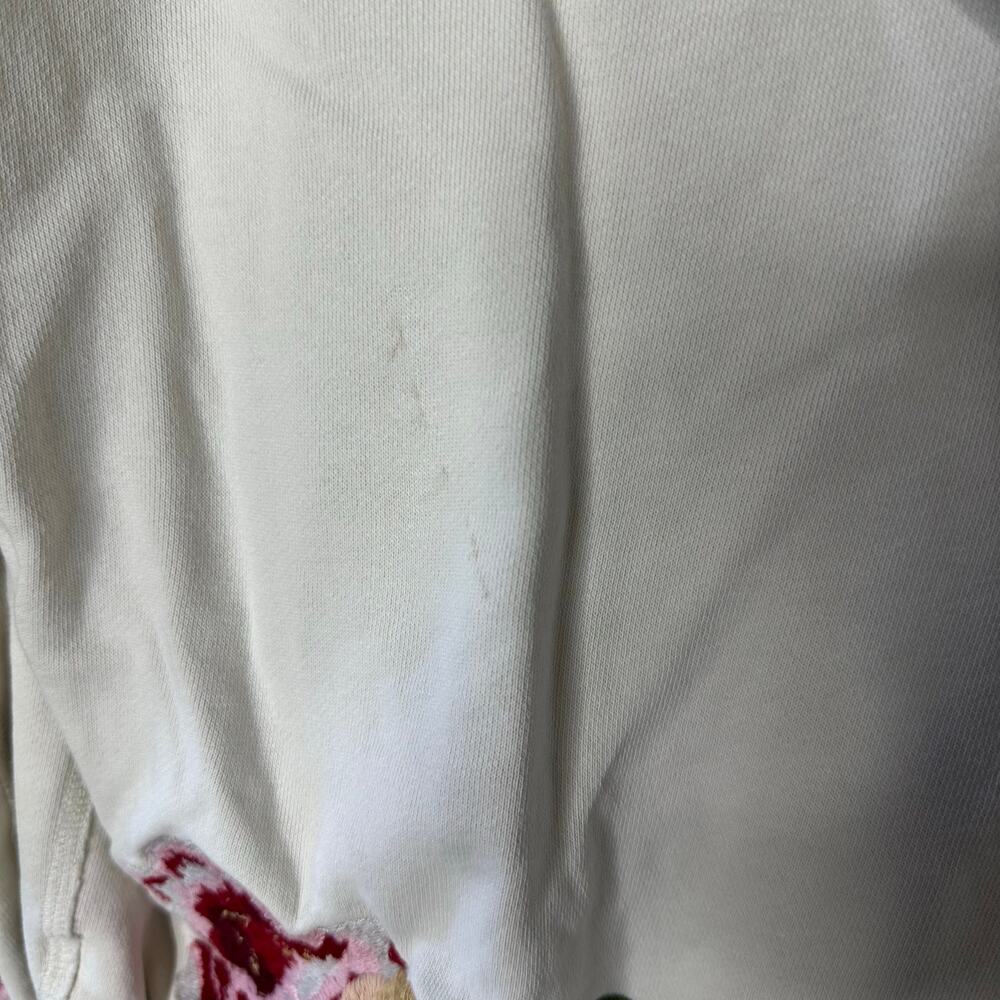 Not for sale Vintage Lucky Brand Y2K Embroidered Hoodie. Cream with - Picture 4 of 7